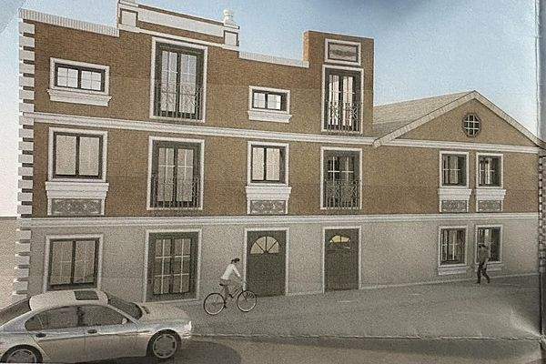 Ansicht Neubauvorhaben