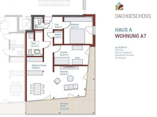 Grundriss Wohnung A7