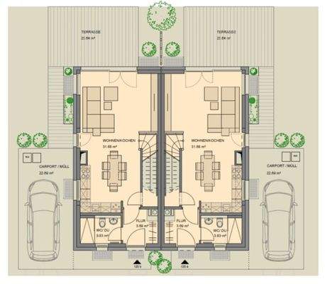 Grundriss, Erdgeschoss