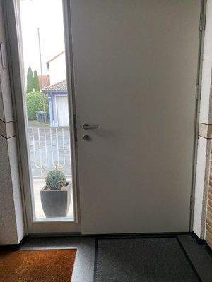 Moderne Eingangstür