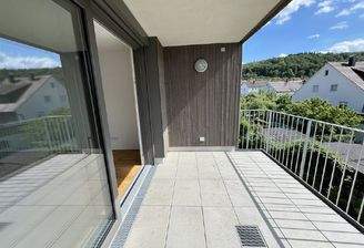 Sonniger Balkon