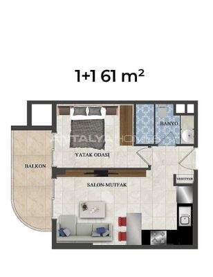 Centrally Located Real Estate in Avsallar with Smart Home Systems