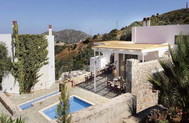 Kreta, Heraklion: Idyllisches Ökotourismus-Hotel mit Pools, Gärten und atemberaubender Aussicht zu verkaufen