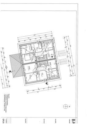 Grundriss Obergeschoß, Variante