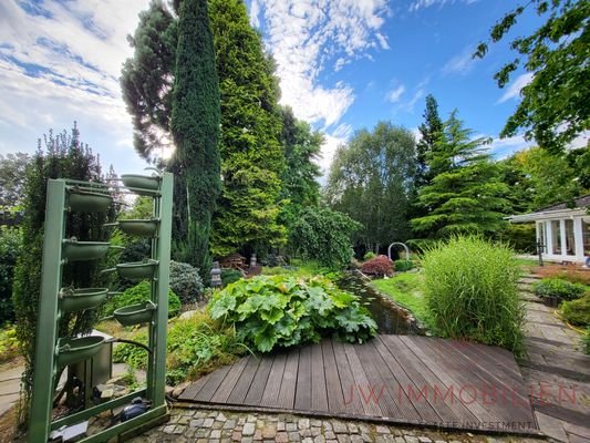 Terrasse Teich