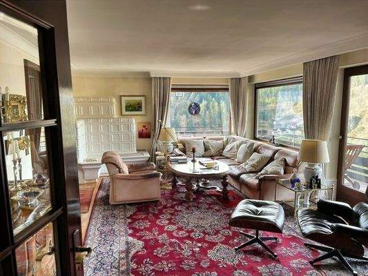 Wohnzimmer vor Brand