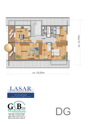 Grundriss Dachgeschoss