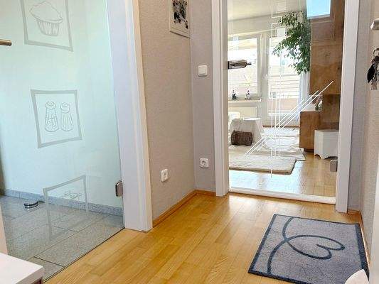 in der hellen Wohnung!