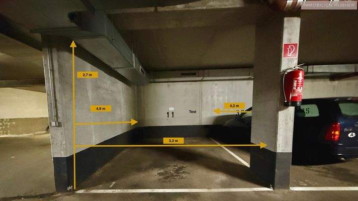 Stellplatz 11 mit Maße