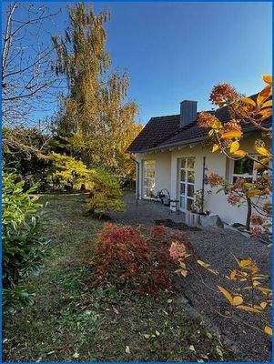 Blick aufs Haus hinten