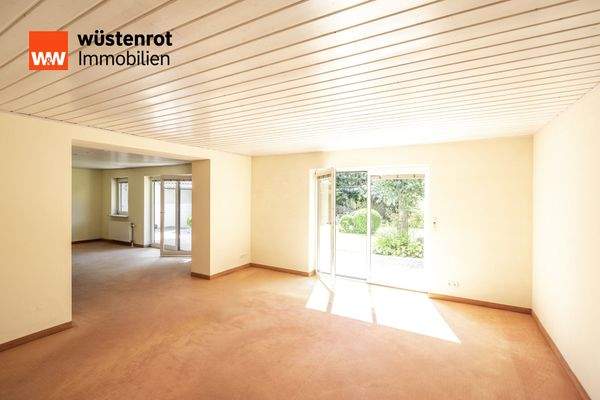 ... mit Blick ins Grüne