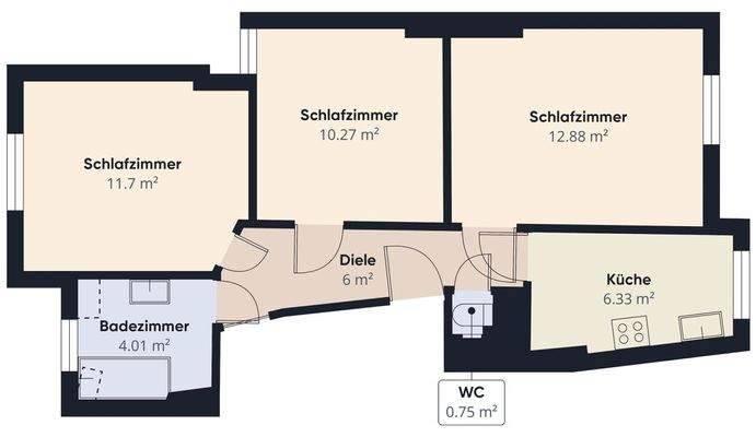 S&P | Grundriss 2. Obergeschoss