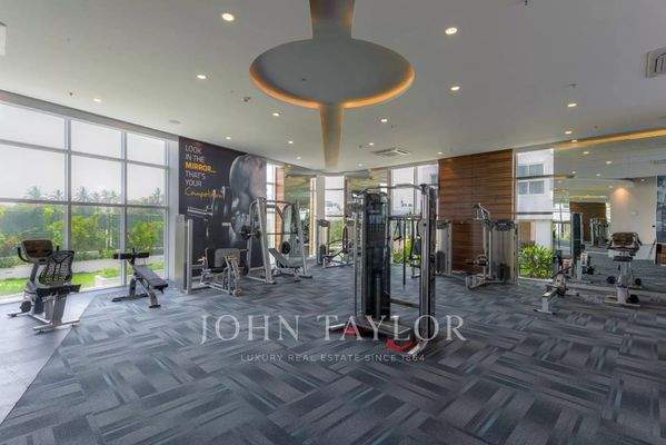 Exercise room Wooden floor