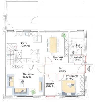 Grundriss EG / projektiert