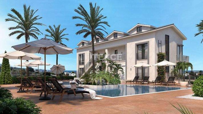 Apartments with Pools Within Walking Distance to Sea in Tatlısu