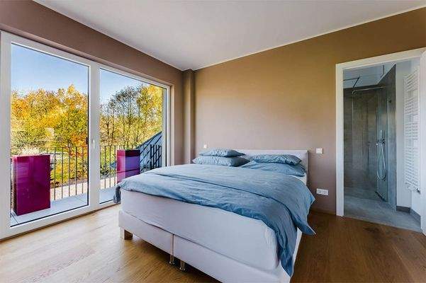 Der geräumige und freundliche Masterbereich 