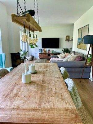 Esszimmer und Wohnzimmer