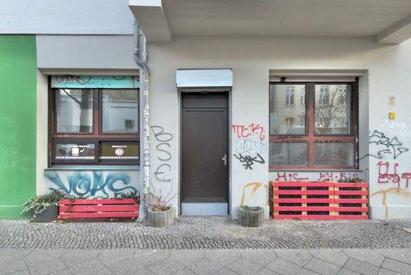 Frontalansicht Laden