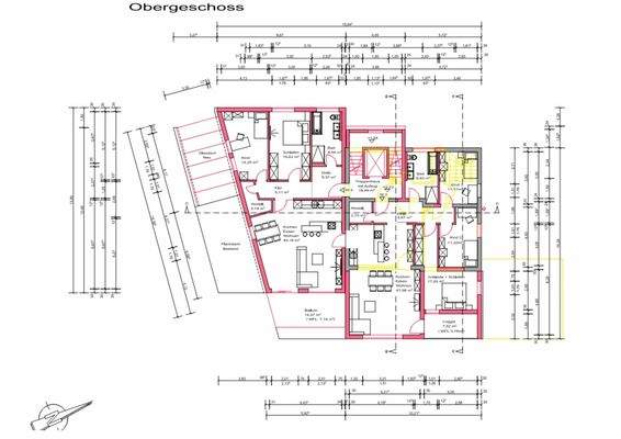 Grundriss 7 Zi. Wohnung