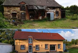 Vorher /Nachher Aussenansicht