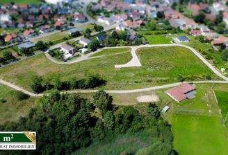 Luftbild Richtung Dorf