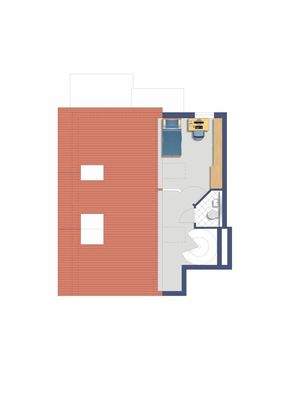 Grundriss WE 11-2 col