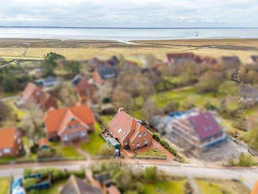 Blick auf das Wattenmeer Richtung Süden