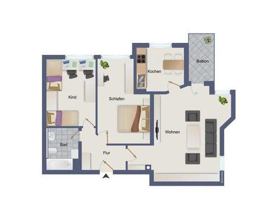 überarbeiteter Grundriss