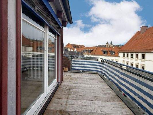 Dachterrasse mit Ausblick