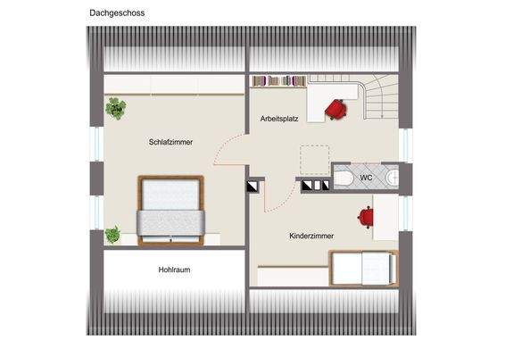 Grundriss Dachgeschoss