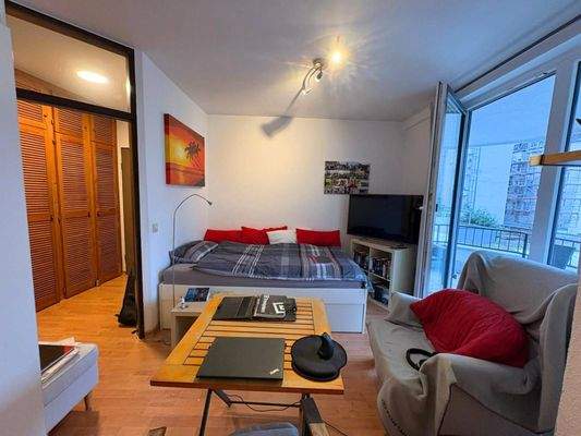 Ansicht II: Wohn- und Schlafbereich