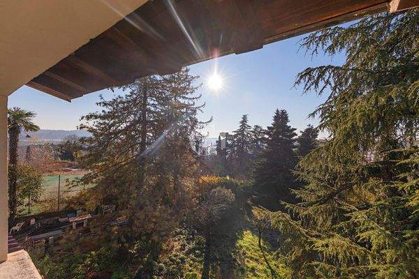 Blick aus dem Schlafzimmer