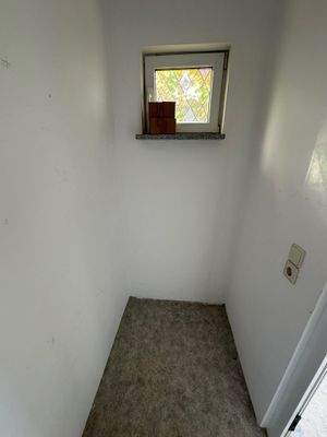 Abstellraum auf dem Balkon