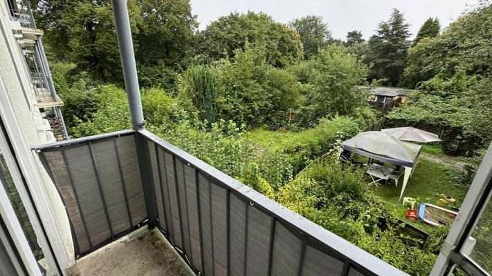 Ausblick vom Balkon