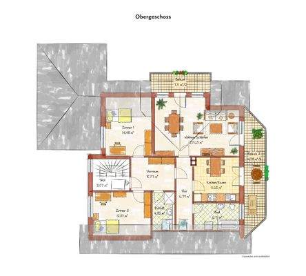 Grundriss Obergeschoss