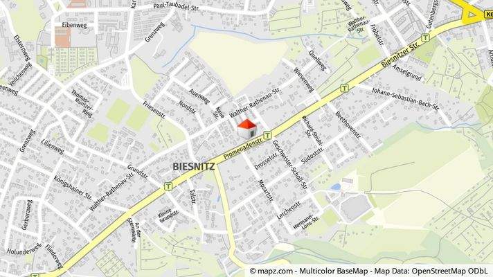 Geolyzer Kartenausschnitt