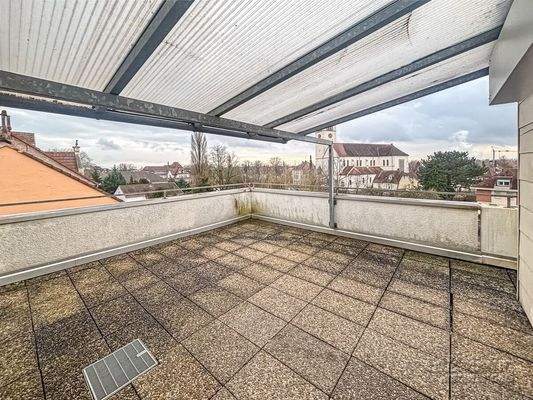 Dachterrasse überdacht