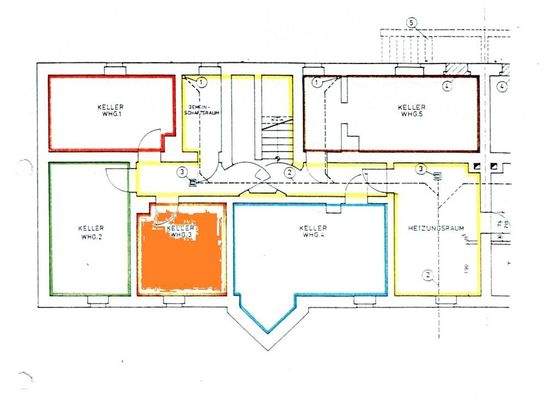 Grundriss Skizze Keller