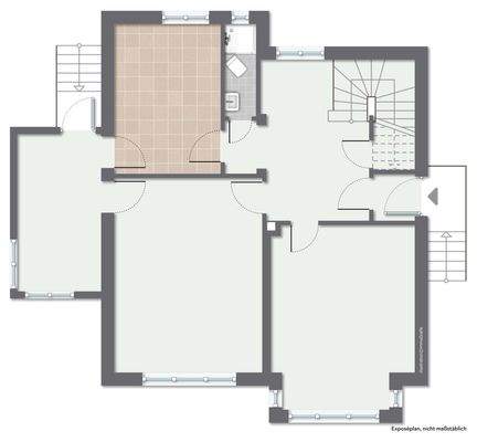 Erdgeschoss als Hochparterre