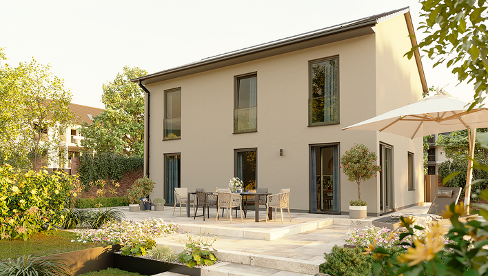 Stadthaus Anbau-Garten