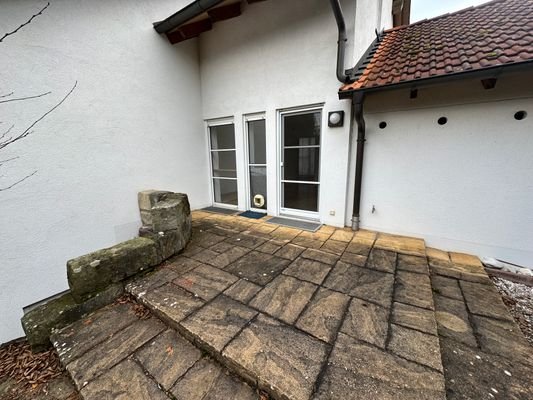 Terrasse vor dem Büro - Kind