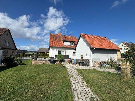 Blick auf Rückseite