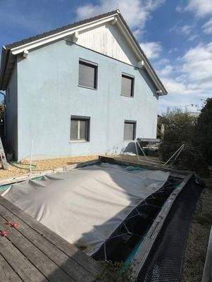 Haus linke Seite nach vor