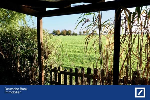 Ausblick vom Garten