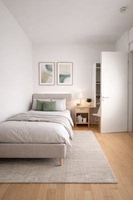 Zimmer 3, perspektivisch 