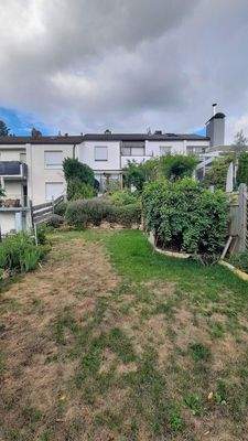 Hintere Ansicht aus dem Garten