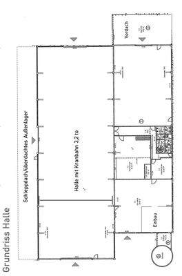 Grundriss Halle