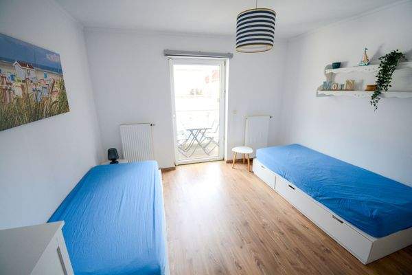 Schlafzimmer 1 mit Balkonzugang