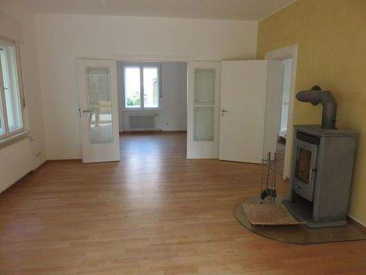 Wohnzimmer mit Kaminofen