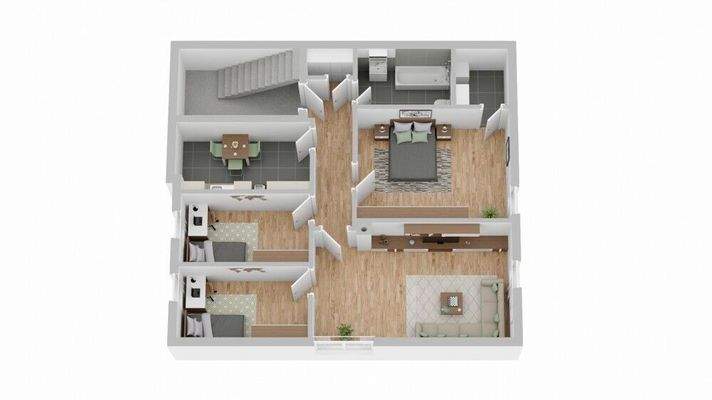 Grundriss ETW EG rechts